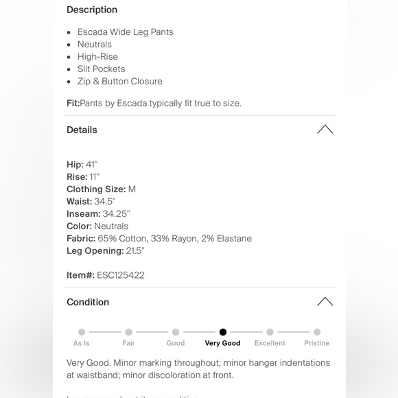Escada pants - Picture 4 of 4